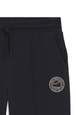 Jogginghose aus Baumwoll-Mix mit Tennis-Logo