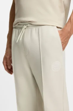 Jogginghose aus Baumwoll-Mix mit Tennis-Logo
