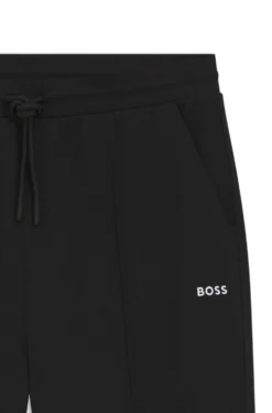 Jogginghose aus Baumwoll-Mix mit Biesenfalten