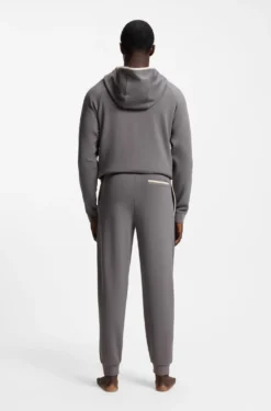 Jogginghose aus Baumwoll-Mix mit kontrastierenden Einfassungen