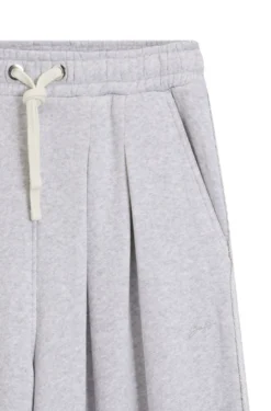 Jogginghose aus Baumwoll-Mix mit weitem Beinverlauf