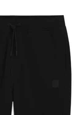 Jogginghose aus Baumwoll-Terry mit Logo-Aufnäher