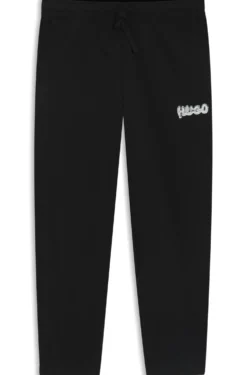 Jogginghose aus Baumwoll-Terry mit Logo-Print