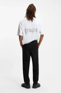 Jogginghose aus Baumwoll-Terry mit Logo-Print