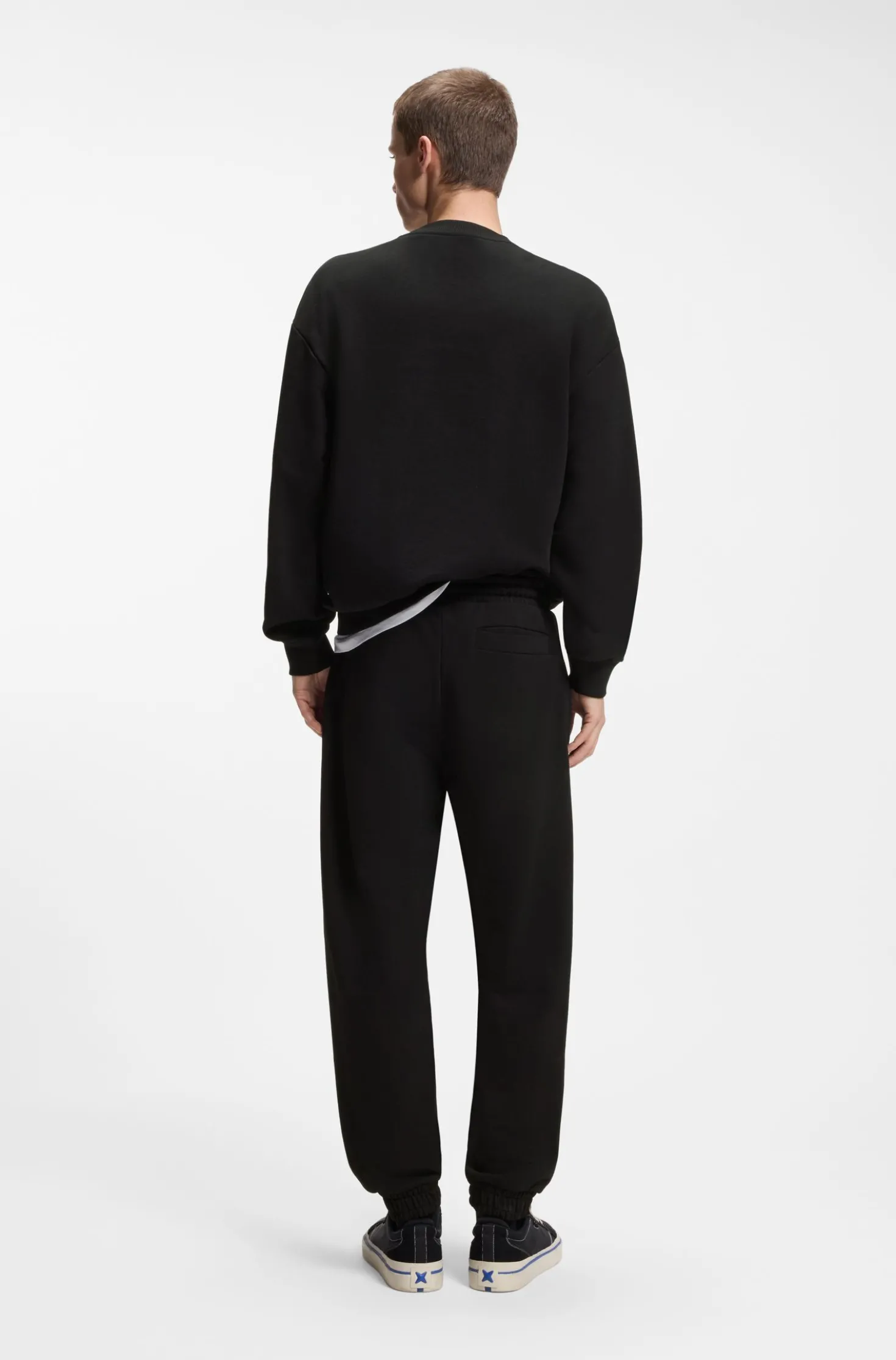 Jogginghose aus Baumwoll-Terry mit Gradient-Logo