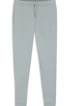 Jogginghose aus Baumwoll-Terry mit Logo-Aufnäher