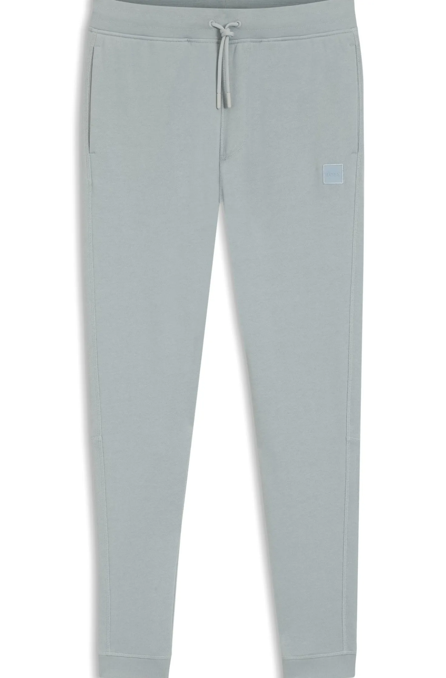 Jogginghose aus Baumwoll-Terry mit Logo-Aufnäher
