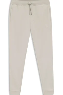 Jogginghose aus Baumwoll-Terry mit Logo-Aufnäher