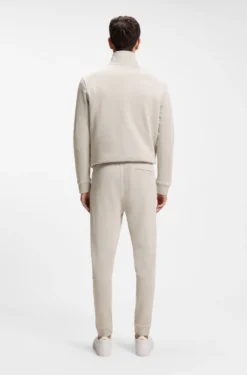 Jogginghose aus Baumwoll-Terry mit Logo-Aufnäher