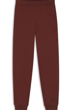 Jogginghose aus Baumwoll-Terry mit Logo-Stickerei