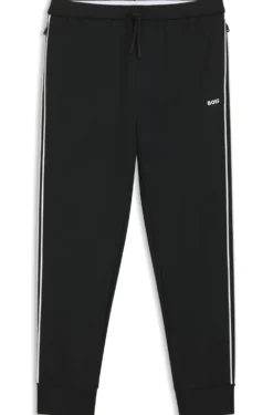 Jogginghose aus Dreiecks-Jacquard mit gummiertem Logo