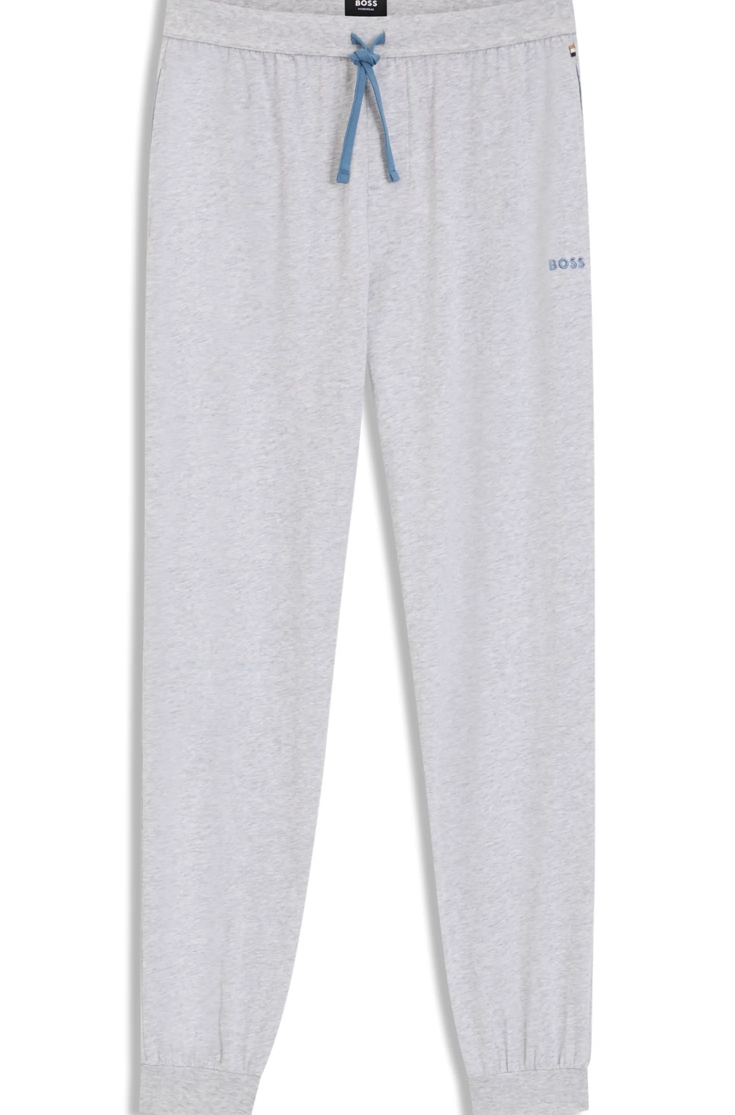 Jogginghose aus Stretch-Baumwolle mit Logo-Stickerei