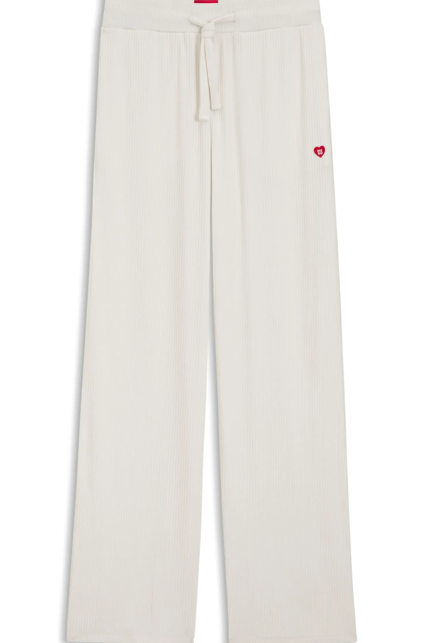 Jogginghose aus Stretch-Modal mit Herz-Logo
