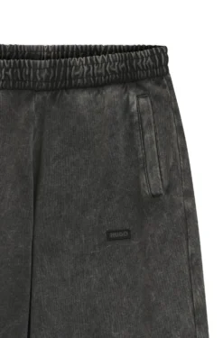 Jogpants aus softem Baumwoll-Mix mit weitem Bein