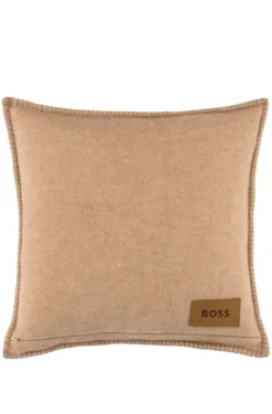 Kissenbezug aus Woll-Mix mit Double-B-Monogramm