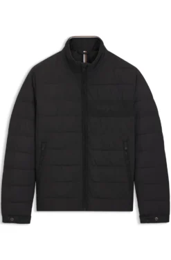 Klassische wattierte Jacke mit Reißverschluss