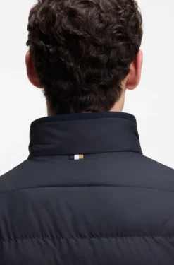 Klassische wattierte Jacke mit Reißverschluss