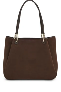 Kleine Tote Bag mit goldfarbenen Metalldetails