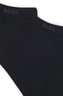Knöchellange Socken aus Stretch-Gewebe im Zweierpack