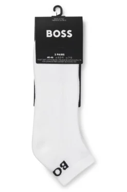 Knöchellange Socken aus Stretch-Gewebe im Zweierpack