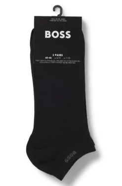 Knöchellange Socken aus Stretch-Gewebe im Zweierpack