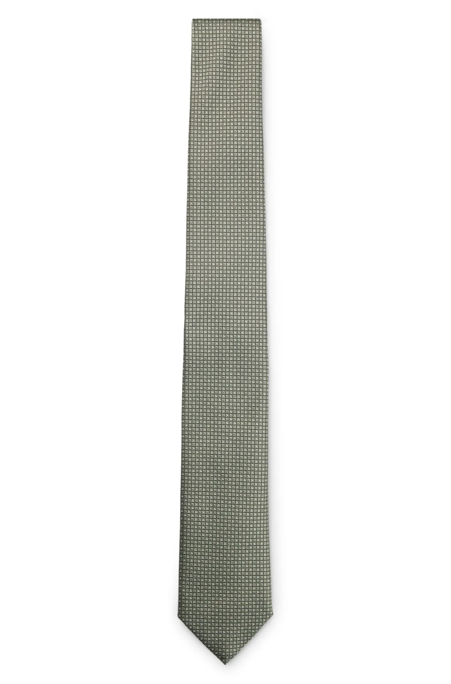 Krawatte aus Seiden-Mix mit Jacquard-Muster