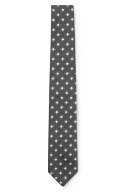 Krawatte aus Seiden-Mix mit Jacquard-Muster