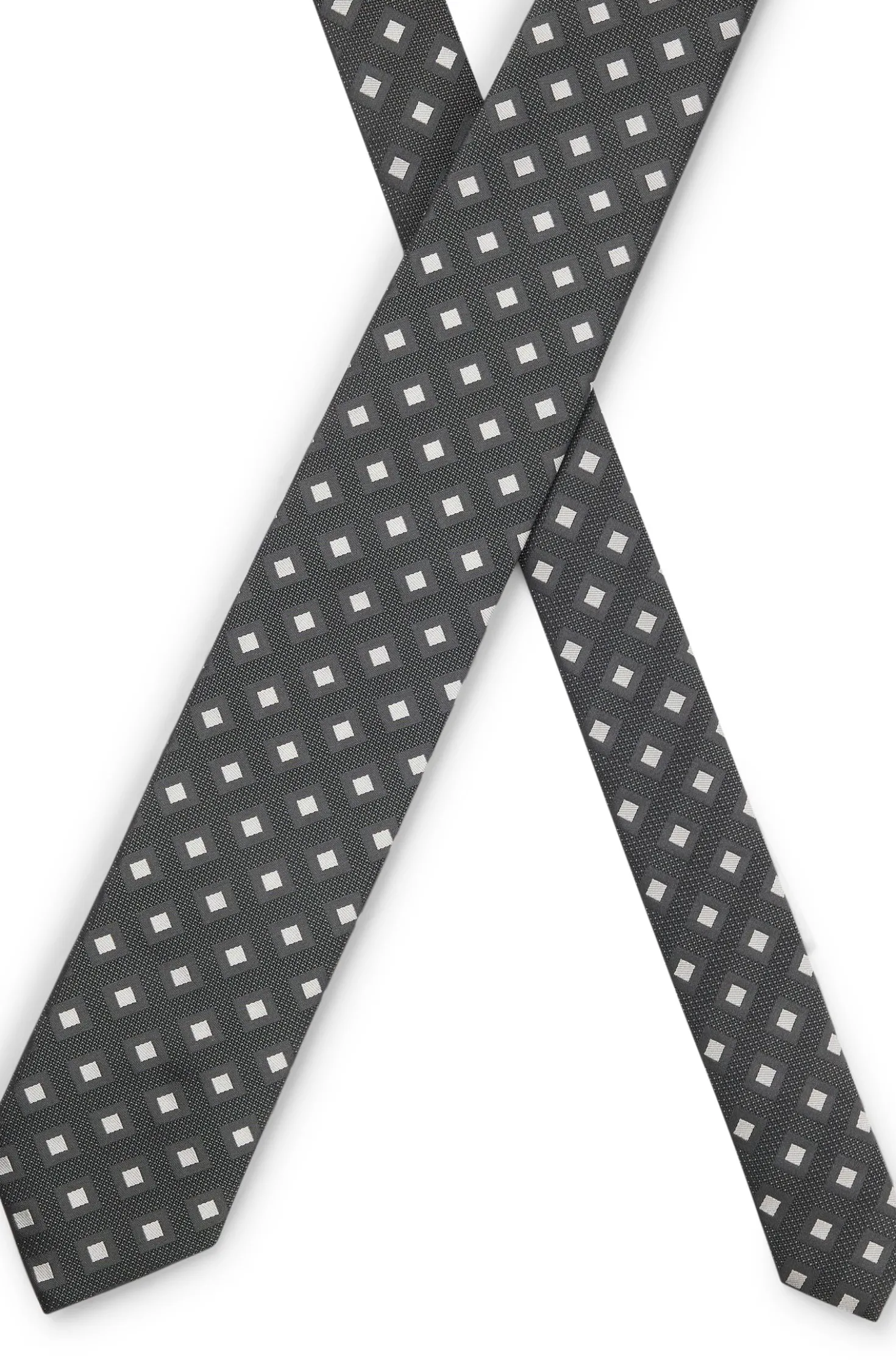 Krawatte aus Seiden-Mix mit Jacquard-Muster