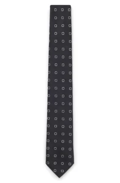 Krawatte aus Seiden-Mix mit Jacquard-Muster