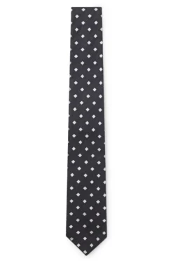 Krawatte aus Seiden-Mix mit Jacquard-Muster