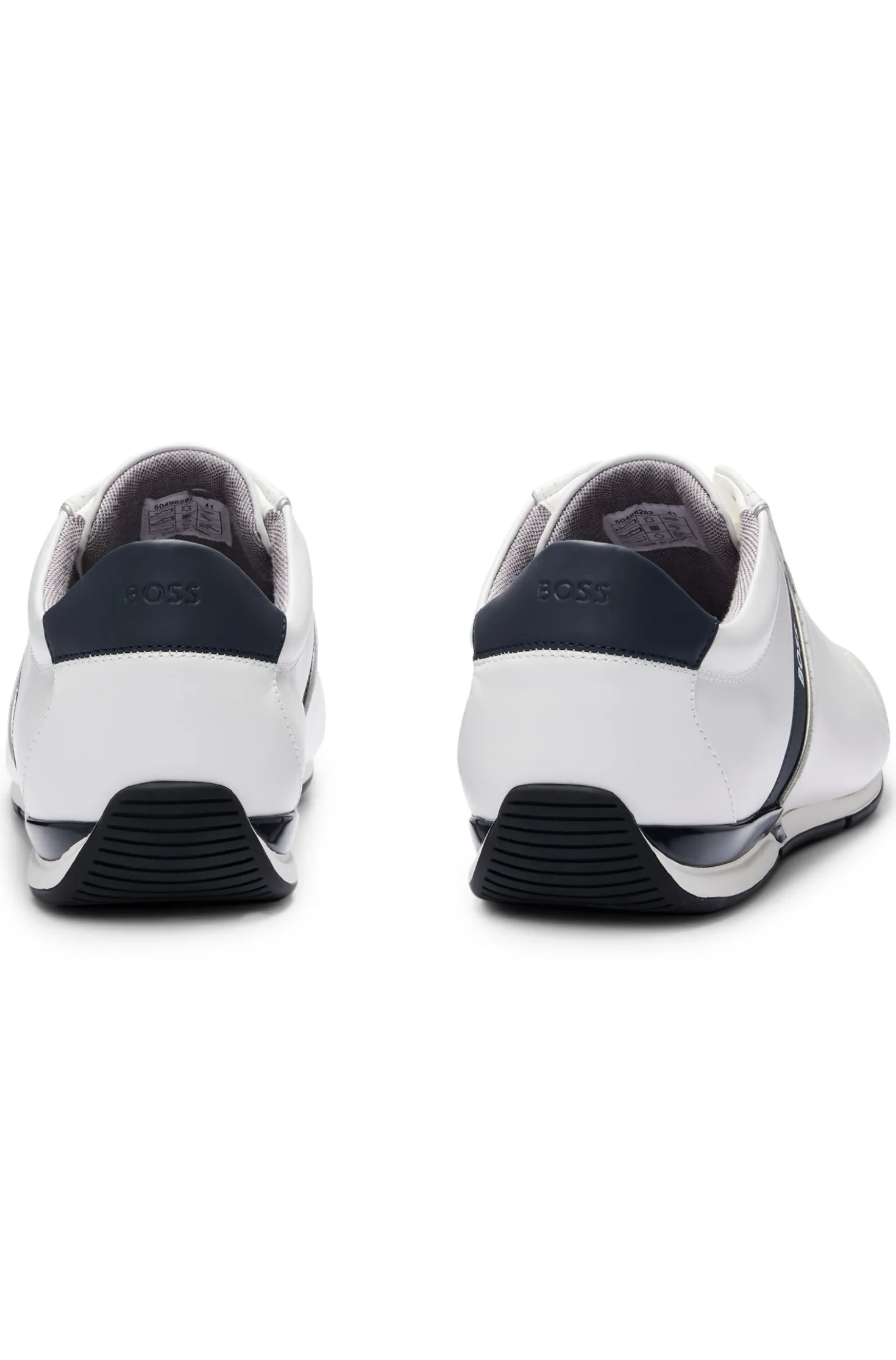 Ledersneakers mit geruchsneutralisierendem Innenfutter