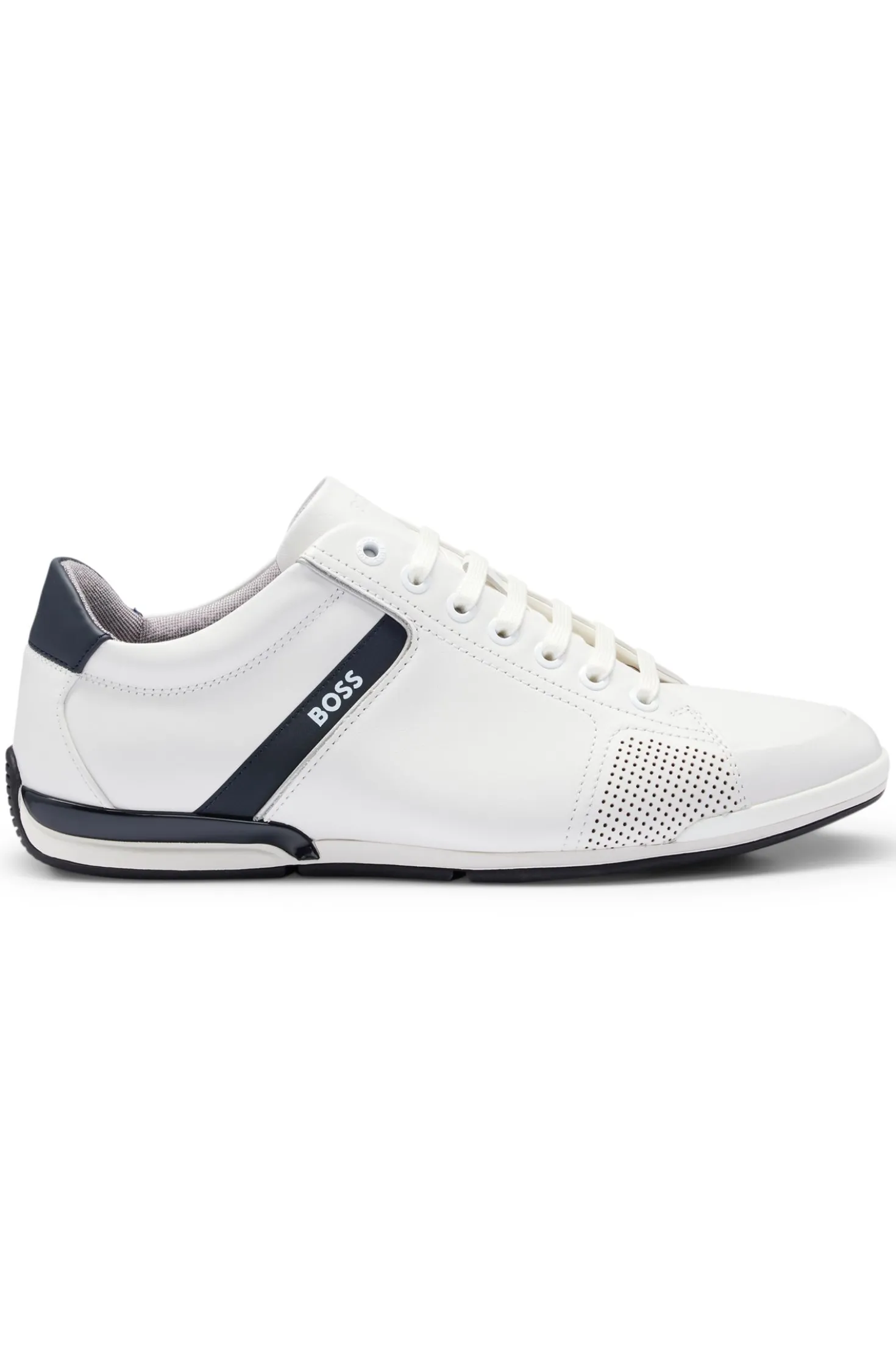 Ledersneakers mit geruchsneutralisierendem Innenfutter