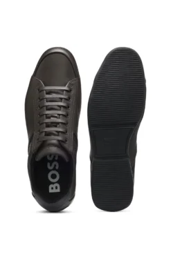 Ledersneakers mit geruchsneutralisierendem Innenfutter