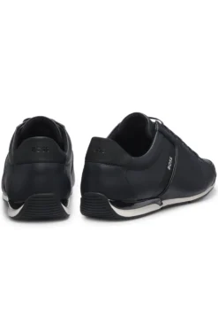 Ledersneakers mit geruchsneutralisierendem Innenfutter