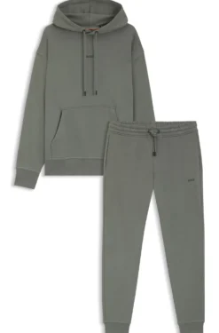 Legeres Trainingsanzug-Set aus Baumwolle mit minimalistischem Logo