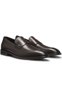 Loafer aus Leder mit Double-B-Monogramm