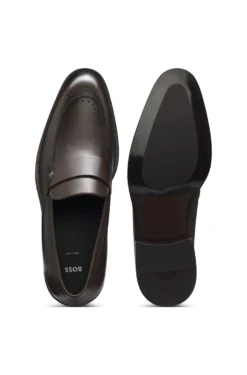 Loafer aus Leder mit Double-B-Monogramm