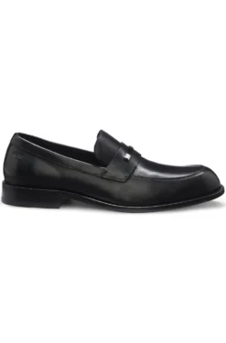 Loafer aus Leder mit Logo-Detail aus Metall