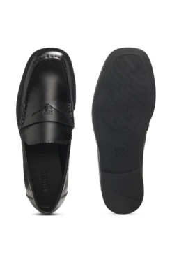 Loafers aus Kunstleder mit Stack-Logo