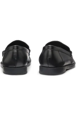 Loafers aus Kunstleder mit Stack-Logo