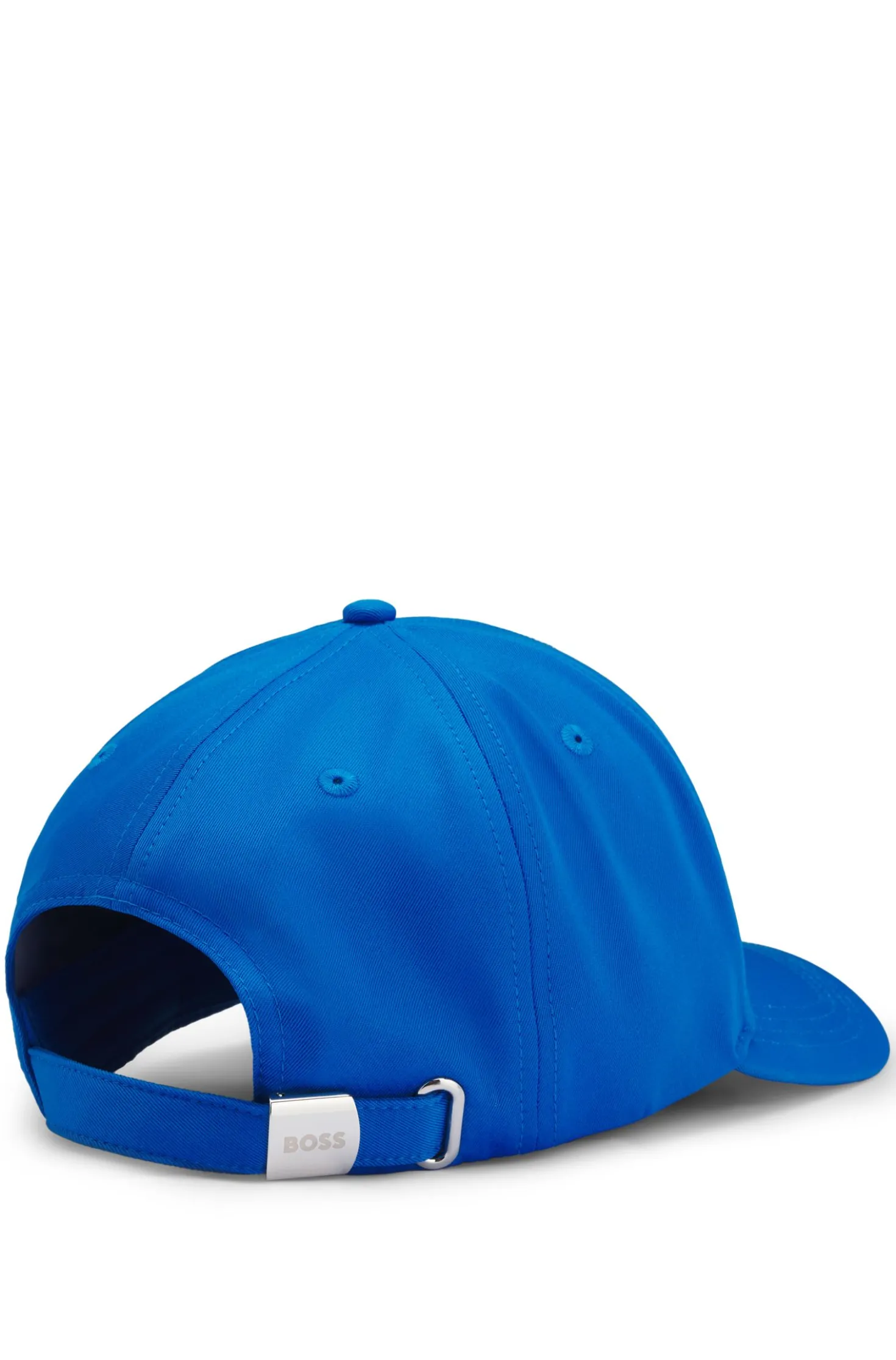 Logo-Cap aus glänzendem Twill mit Landesflaggen-Badge