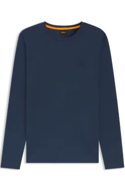 Longsleeve aus Baumwolle mit Logo-Patch