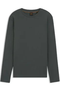 Longsleeve aus Stretch-Baumwolle mit Logo-Print