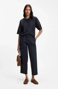 Loose-Fit Chino aus Stretch-Baumwolle mit Twill-Struktur