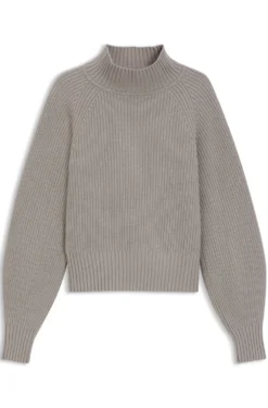 Loose-Fit Rollkragenpullover mit Raglanärmeln
