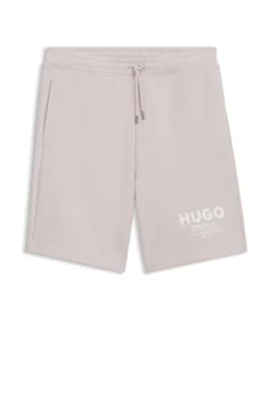Loose-Fit Shorts aus Baumwoll-Terry mit Logo-Print