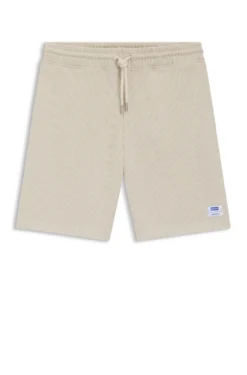 Loose-Fit Shorts aus Baumwoll-Mix mit Waffelstruktur