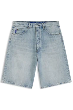 Loose-Fit Shorts aus Slub-Baumwolle