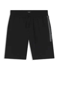 Loungewear-Shorts aus Baumwoll-Terry mit Logo-Print
