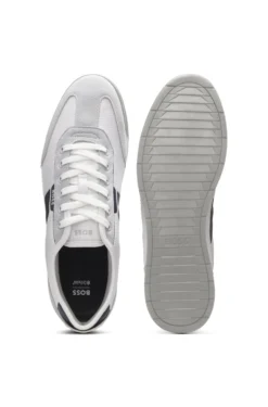 Lowtop Sneakers mit strukturierten Details